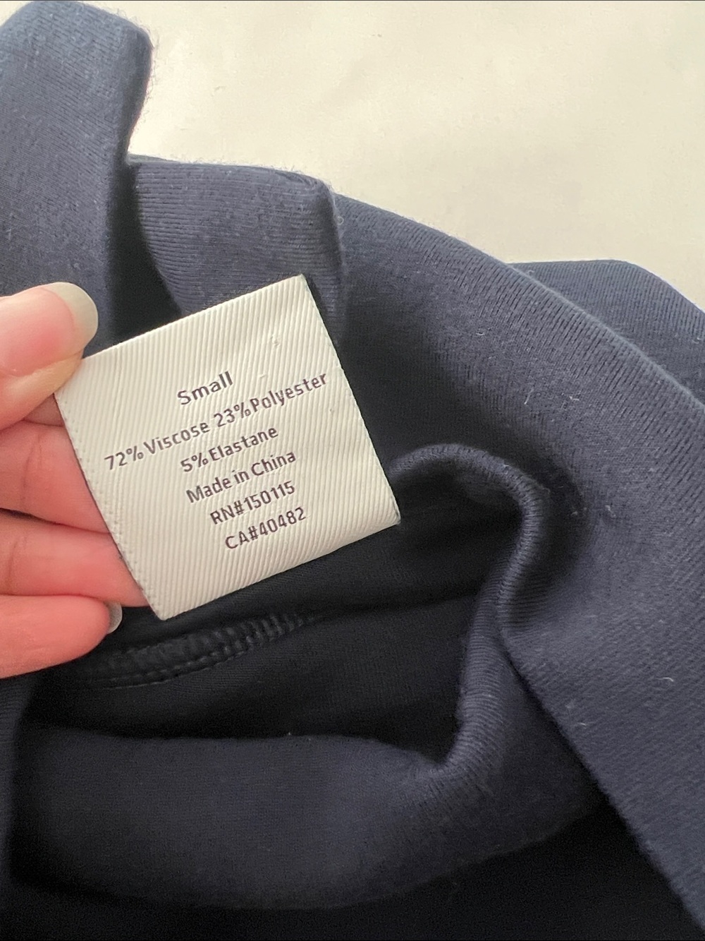 Varley Freya Blue (Sky Captain) Cowl Neck Sweater with Drawstring - Size S $148 - Picture 8 of 11